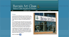 Desktop Screenshot of huroniaartglass.com